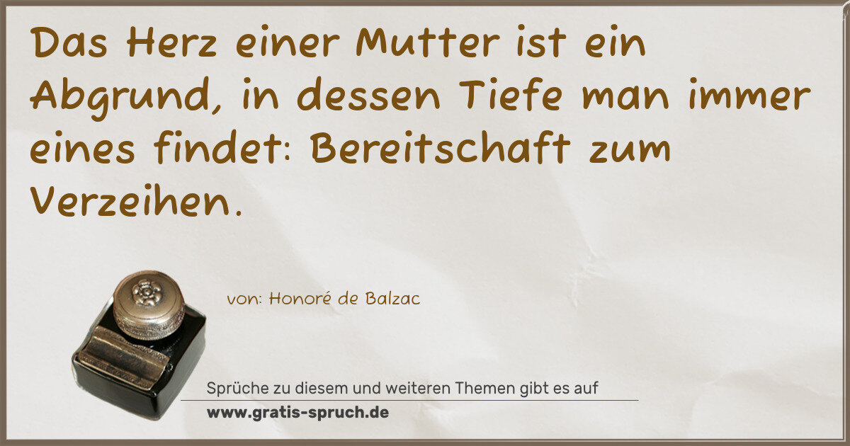 Spruchbild: Sprüche zum Muttertag