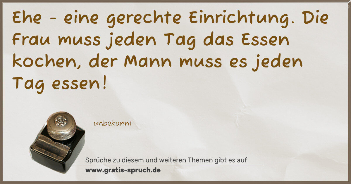 Spruchbild: Sprüche über Essen und Trinken
