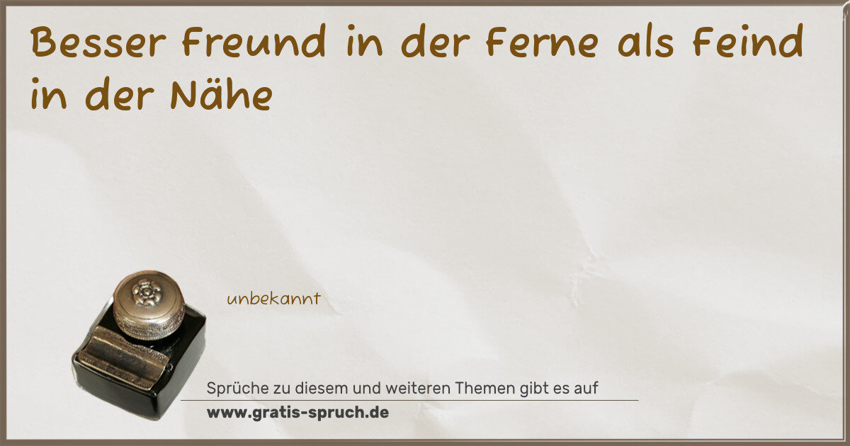 Spruchbild: Sprüche zu Freundschaft und Vertrauen