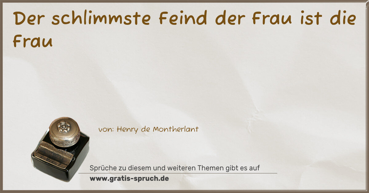 Spruchbild: Sprüche über Mann und Frau