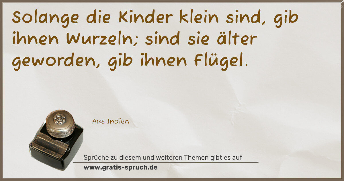 Spruchbild: Sprüche zur Taufe